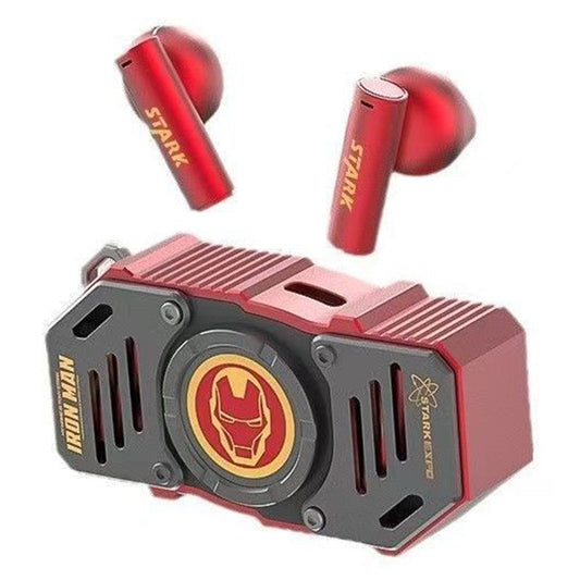 Marvel Avengers Iron Man Black Panther Multi‑Style Fidget Spinner TWS Wireless Earbuds, Bluetooth 5.3 HIFI Stereo Gaming Earphones, Auto‑Pair Touch Control Type‑C Charging For Marvel Fans Collectible Gift