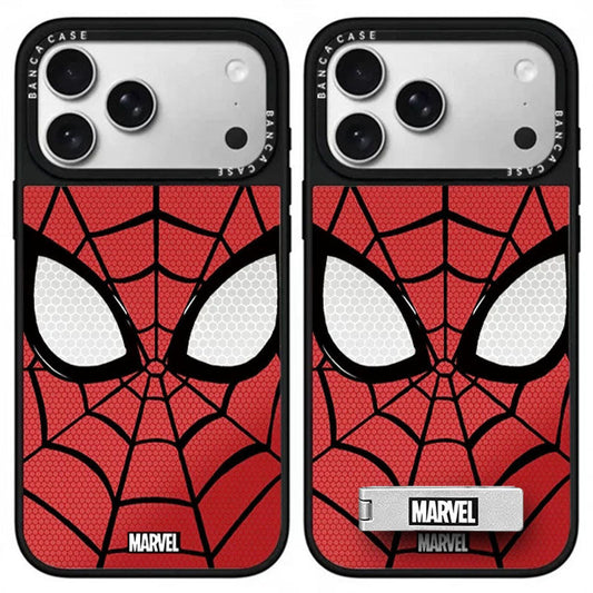 Marvel Spider-Man Web Pattern Phone Case (with Metal Kickstand)