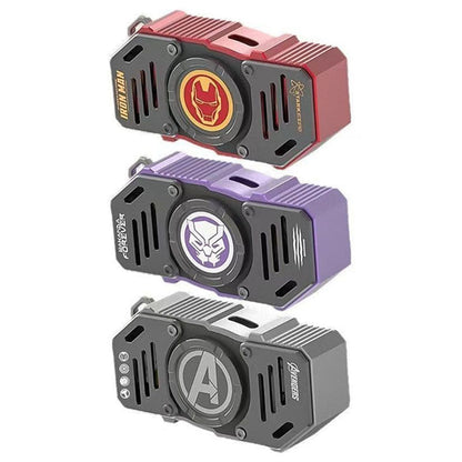 Marvel Avengers Iron Man Black Panther Multi‑Style Fidget Spinner TWS Wireless Earbuds, Bluetooth 5.3 HIFI Stereo Gaming Earphones, Auto‑Pair Touch Control Type‑C Charging For Marvel Fans Collectible Gift