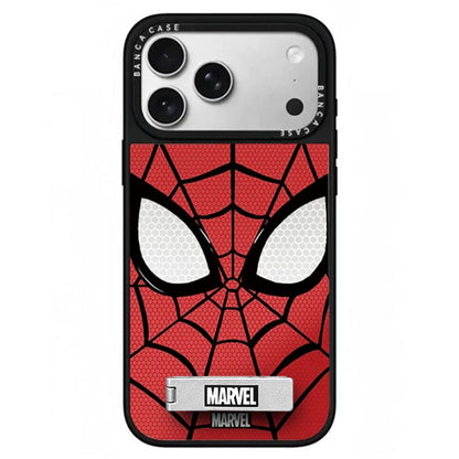 Marvel Spider-Man Web Pattern Phone Case (with Metal Kickstand)