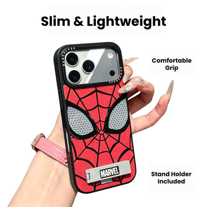 Marvel Spider-Man Web Pattern Phone Case (with Metal Kickstand)