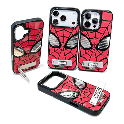 Marvel Spider-Man Web Pattern Phone Case (with Metal Kickstand)