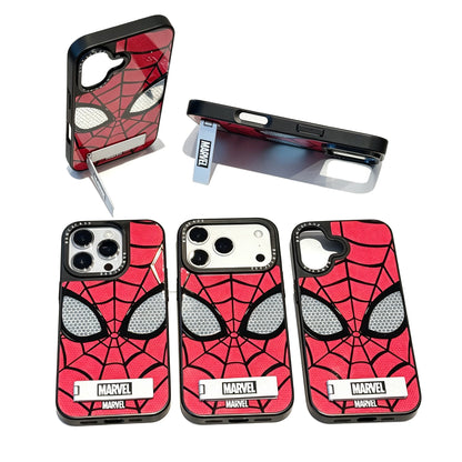 Marvel Spider-Man Web Pattern Phone Case (with Metal Kickstand)